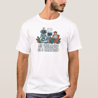 セラピストはチャットボット | AIユーモアTシャツ Tシャツ