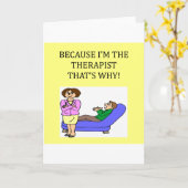 セラピストはベストを知っています カード (黄色い花)