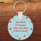 セラピストを必要とするバンコ キーホルダー (正面)
