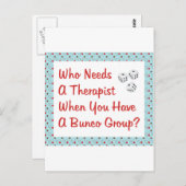 セラピストを必要とするバンコ ポストカード (正面/裏面)