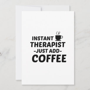 セラピストインスタントコーヒーの追加 サンキューカード
