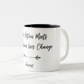 セラピストオフィスギフトマグ ツートーンマグカップ (正面右)