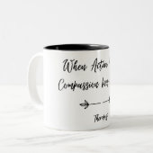 セラピストオフィスギフトマグ ツートーンマグカップ (正面左)