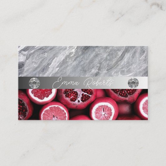 セラピストカスタムのプロフェッショナル栄養 名刺 (正面)