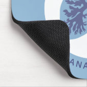 セラピストカスタムフローラ肺ギフト マウスパッド (コーナー)