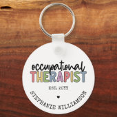 セラピストカスタムOTギフト キーホルダー (正面)