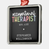 セラピストカスタムOTギフト メタルオーナメント (左)