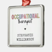 セラピストカスタムOTギフト メタルオーナメント (左)