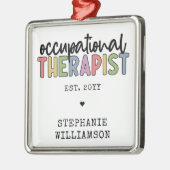 セラピストカスタムOTギフト メタルオーナメント (左)