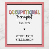 セラピストカスタムOT卒業生の賜物 ワインラベル (シングルラベル)