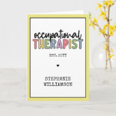 セラピストカスタムOT カード (黄色い花)