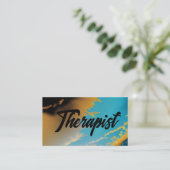 セラピストカラフル 名刺 (スタンド正面)