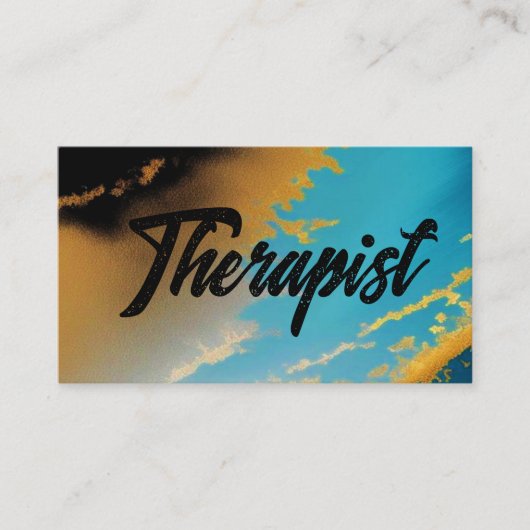 セラピストカラフル 名刺 (正面)