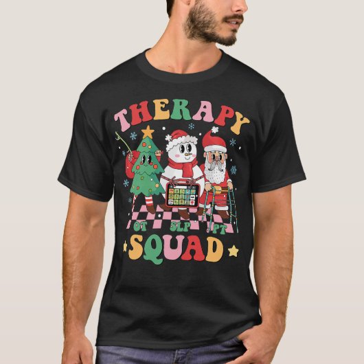 セラピストチーム SLP OT PT セラピー Tシャツ (正面)