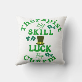 セラピストバイスキル、ラッキーバイチャームSt patricksおもしろい クッション