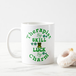 セラピストバイスキル、ラッキーバイチャームSt patricksおもしろい コーヒーマグカップ