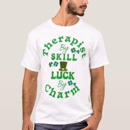 セラピストバイスキル、ラッキーバイチャームSt patricksおもしろい Tシャツ