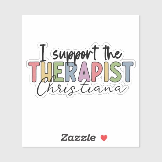 セラピストパーソナライズされたセラピー管理サポートスタッフ シール (シート)