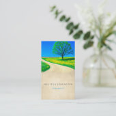 セラピストパーソナライズされた心理学者の方法の希望 名刺 (スタンド正面)