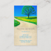 セラピストパーソナライズされた心理学者の方法の希望 名刺 (裏面)