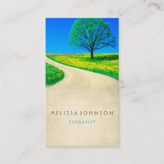 セラピストパーソナライズされた心理学者の方法の希望 名刺 (正面)