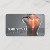 セラピストフィジカルセラピー 名刺 (正面)