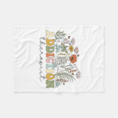 セラピストメンタルヘルスセラピー行動1 フリースブランケット (正面(横))