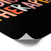 セラピストメンタルヘルスセラピー行動 ポスター (角)