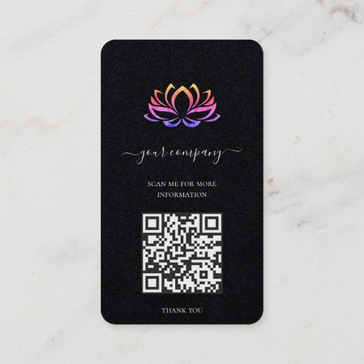 セラピストモダンスパロータス名刺 名刺 (裏面)