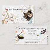 セラピストリネン紙名刺 名刺 (正面/裏面)