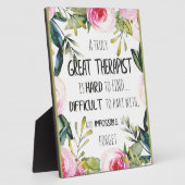 セラピスト感謝ギフトありがとう引用文 フォトプラーク (側面)