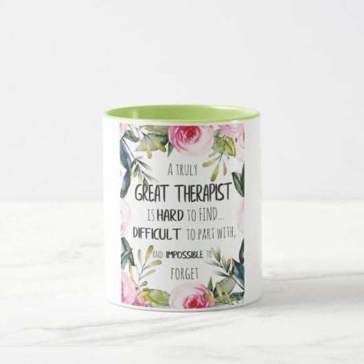 セラピスト感謝ギフトありがとう引用文 マグカップ (中央)