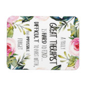 セラピスト感謝ギフトありがとう引用文 マグネット (横)