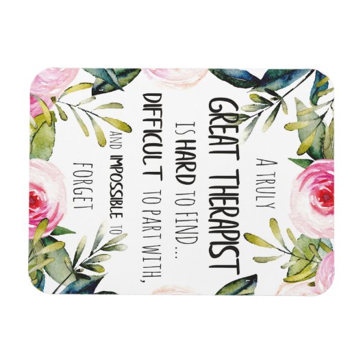 セラピスト感謝ギフトありがとう引用文 マグネット (横)