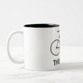 セラピスト自転車 ツートーンマグカップ (左)