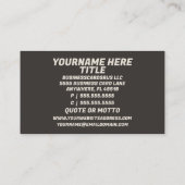 セラピスト長椅子 名刺 (裏面)