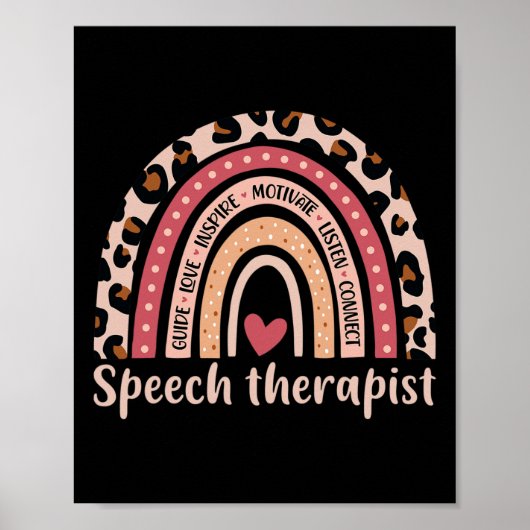 セラピスト100日目の学校スピーチセラピーRainb ポスター (正面)