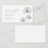 セラピスト カウンセラー 名刺 (正面/裏面)