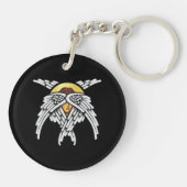 セラピムエンジェルシルバー キーホルダー (裏面)