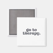 セラピーおもしろいのメンタルヘルスの問題 マグネット (正面/裏面)