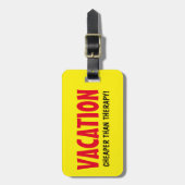 セラピーおもしろいの旅行荷物タグより安い ラゲッジタグ (正面縦)