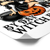 セラピーおもしろいハロウィーンメイジセラピストバイデイウィッチ ポスター (角)