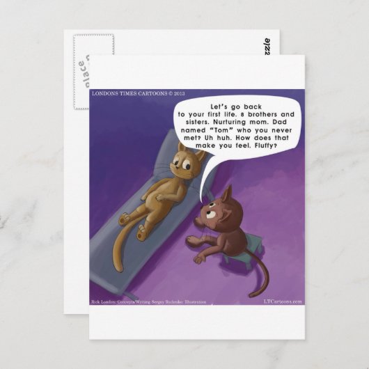 セラピーおもしろい漫画 ポストカード (正面/裏面)