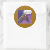 セラピーおもしろい漫画 ラウンドシール (バッグ)