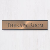 セラピーつるルーム名プレート サインプレート (正面)