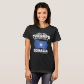 セラピーなんかいらない ソマリアに行けばいい Tシャツ (正面フル)