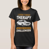 セラピーなんかいらない Dodge Challenger 1973 Tシャツ (正面)