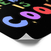 セラピーに行カッコいいくのは精神保健学校の精神 ポスター (角)