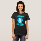 セラピーのみウィングサーフィンウィングホイルウィングサーフ Tシャツ (正面フル)