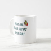 セラピーの引用文 コーヒーマグカップ (正面左)